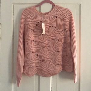 Knitted long sleeves top